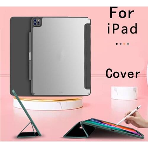 For Apple iPad pro 12.9 inch case Two-in-one TPU Transparent Back Cover Funda Capa