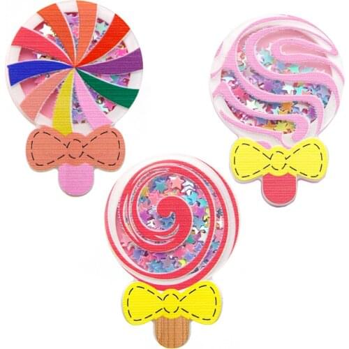 David accessories 25pcs/lot Cute Animal Quicksand Sequins Acrylic DIY Bow Bag Phone Cover Material Home Decoration,25Yc7578