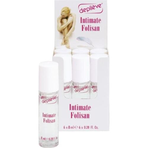 DEPILEVE Depil Folisan Intimate Roll-On 6x8 Ml Treatment For Ingrown Feather - One Piece 'Original Product