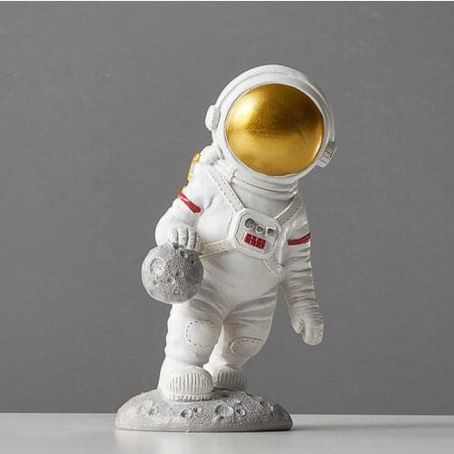 Space Astronaut Resin Figure Ornaments Figurines Home Decoration Accessories for Living Room Ornaments for Home Decor