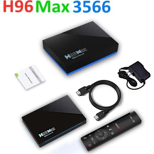 H96 MAX 3566 Android 11 Smart TV Box 8GB 64GB RK3566 Support 8K 24fps 2.4G/5G WiFi 1000M Google Play Youtube 4K H96Max 4GB 32GB
