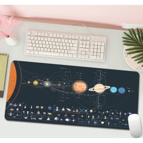 33*80cm Large Mouse Pad Universe Starry Sky Family Laptop Gamer Rubber Mouse Mat MousePad Desk Gaming Mousepad Cup Mat