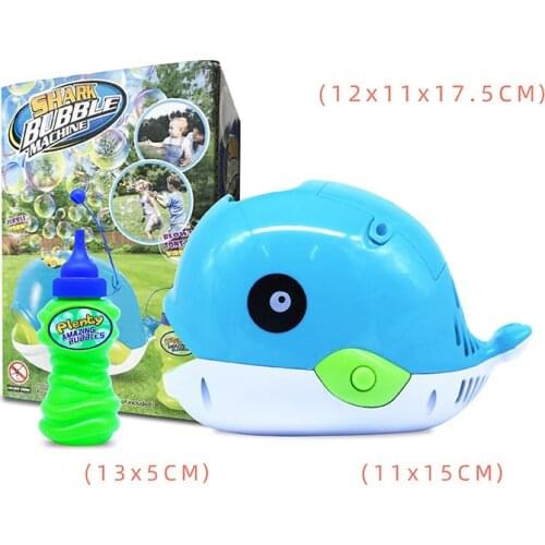 2021 Hot Sale Whale Bubble Machine Children Summer Bubble Toy Children Montessori Toy Family Outdoor Toys Blowing Bubbles