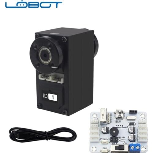 LOBOT Bus Micro Servo LX-15D Motor Metal Gear TTL USB Debug Board Remote Control RC Parts Robot Toys for Children