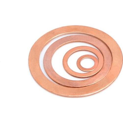 M10 Copper Washers Sealing Rings Flat Washer Seal Washer