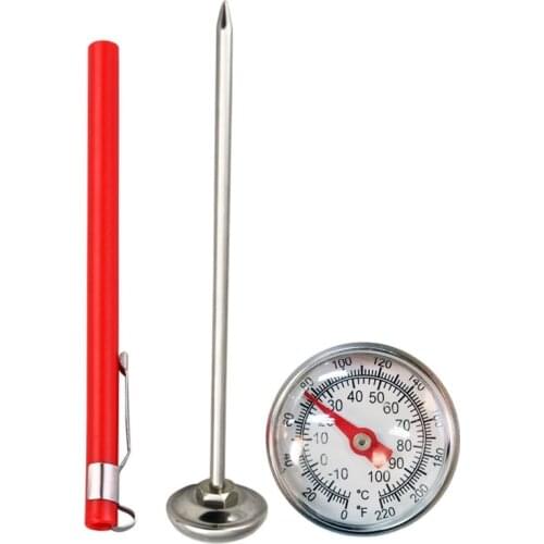 Mechanical Meat Milk Thermometer Kitchen Stainless Steel Probe Food Thermometer