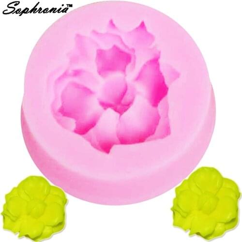 Sophronia Mini Flower 1pcs UV Resin Flower Silicone Mold Flowers Epoxy Charms Pendant For DIY Jewelry Making M603