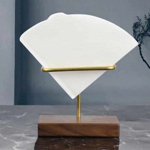 MLGB Wooden V60 Filter Paper Rack Filtering Paper Storage Holder Stand Coffee Tools Household Coffee Accessories for Barista
