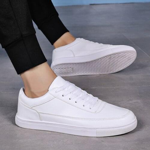 Summer new mens small fresh business shoes male students leather skateboard mens shoes fashion lace up student fashion shoes