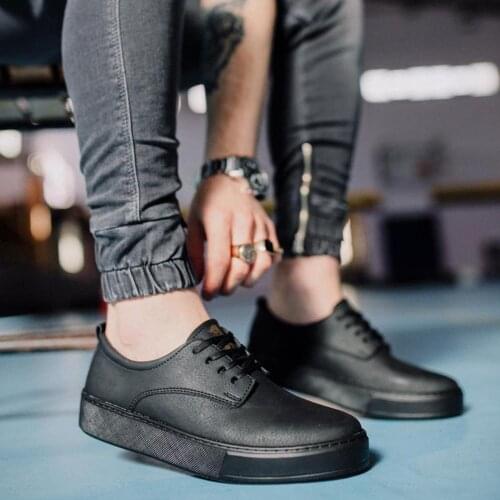 Knack Günlük Ayakkabı 077 Siyah (Siyah Taban) Nefes Alabilen Özel Tasarım Hızlı kargo Türk malı İndirimli Fiyatla Hemen