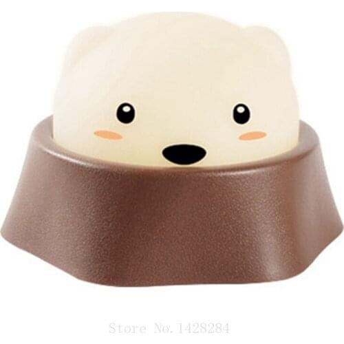 Xiaomi MUID Gopher Night Light Bedroom Bedside Silicone lamp USB Charging Cartoon Mouse Baby Feeding Light Gift