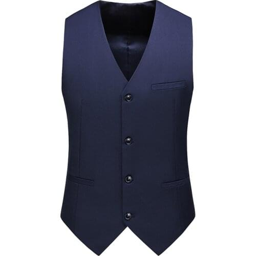 New Fashion Brand clothing Men high-grade business suit/Male slim fit pure cotton Casual suit vest/Man waistcoat Blazers S-6XL