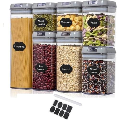 Plastic storage container Grain jar storage bottle Food jar Airtight flour pasta kitchen kitchen refrigerator storage bottle