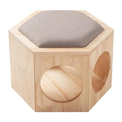 Solid Wood Cat Climbing Frame Cat Furniture Cat Supplies Suitable For All Seasons Strong And Practical