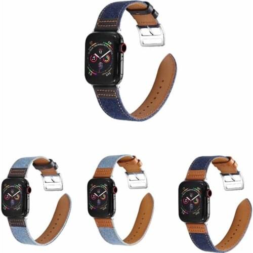 Hot Sell cowyboy Leather Watchband for Apple Watch Band Series 6 5/3/2/1 Bracelet 42 38 40 44 Strap For iwatch 4 Band