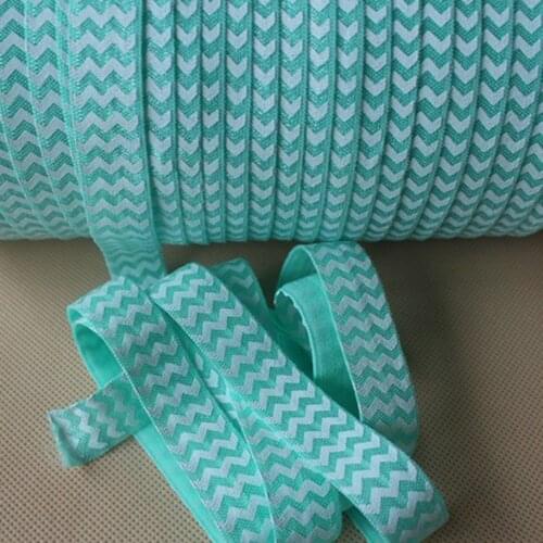 Super quality chevron prints 5/8" foe Ribbon accept custom printing,50yards/lot DIY hair band/packing/decoration
