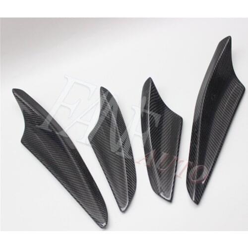 Carbon Fiber Front Bumper Splitter Canard for Mitsubishi Lancer GTS Evolution EVO X EX 10TH 2008-2016