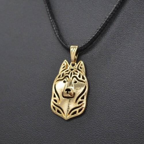 Jewelry Metal Siberian Husky Necklaces Lovers' Pet Dog Necklaces Drop Shipping