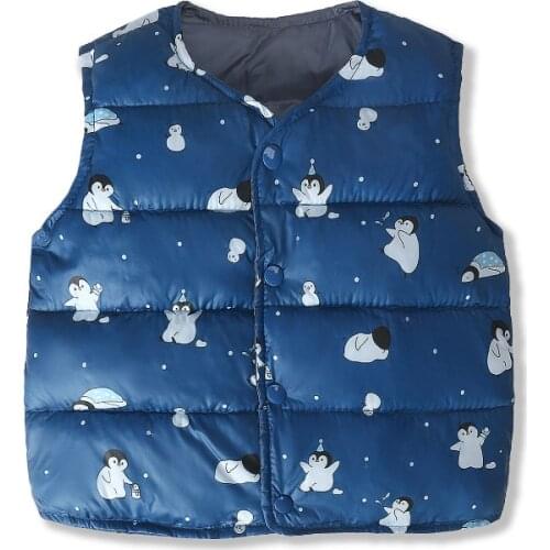 Winter Kids Girls Vest Baby Waistcoat Warm Toddler Clothing Children Clothes Kids Boy Jacket Vest Boys Clothes Toddler Vest