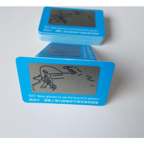 500pcs Polarized Lens Test Card for Testing Polarizing sunglasses Polaroid Test Card eyewear sun Glasses accessories