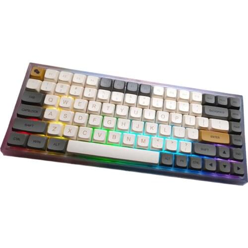 125 XDA Profile PBT Key Caps for GK64 tada68 NJ68 KC84 980 96 87 TKL 104 108 Keys Layout Mechanical Ember dawn Keycap set