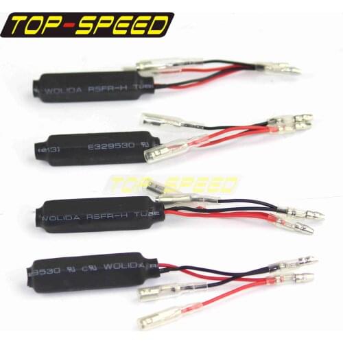 2x/4x/8x Front Rear LED Reverse Brake Turn Signal Light Load Resistor Fix Error Fast Flash Blinker Adapter Indicator Resistors