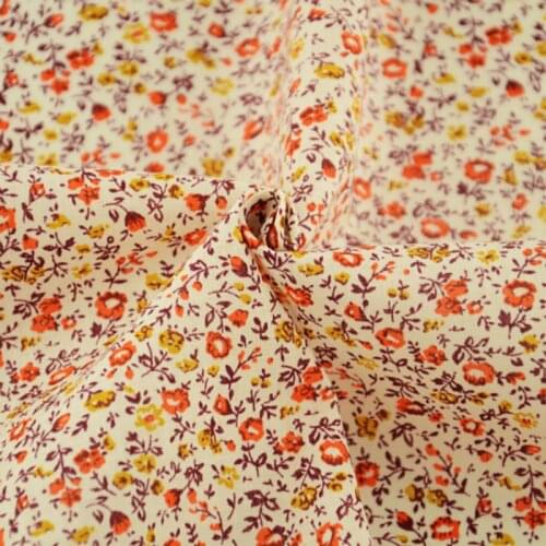 Booksew Cotton Fabric Dye Elegant Flowers Design Patchwork Quilting Textile Plain Decoration Telas Tecido Tissue Art Work Sewing