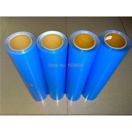 CDU-32 neon Blue color PU heat transfer film for T-shirts PU Heat Press Transfer Vinyl for worker clothes logo
