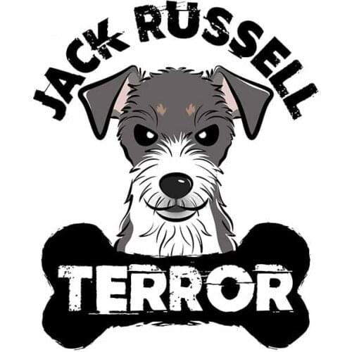 Fuzhen Boutique Decals Exterior Accessories Jack Russell Terrier Dog Car Stickers Fashion Decal DIY Occlusion Scratch Sticker