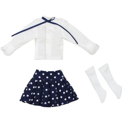 ICY DBS Blyth doll toy clothes campus school uniform shirt skirt