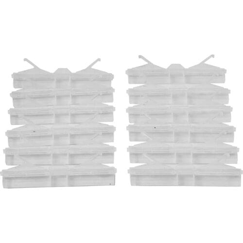 24 Packs Bee Hive Beetle Trap,Clear Plastic Reusable Beetle Blaster Trap for Hive Beetle Beekeeping Supplies
