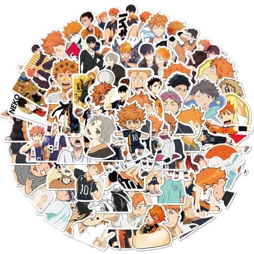 Japan Anime Cute Stickers Haikyuu!! HinataShoyo KageyamaTobio Scrapbooking DIY Diary Planner Haikyu Stickers Student Stationery
