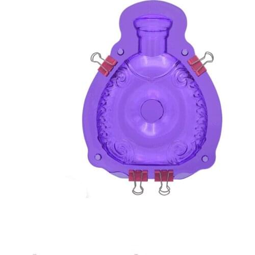 DIY New 3D Perfume Bot Chocolate Mold Plastic Transparent Creativity Cake Decoration Baking Pastry Tools Molds