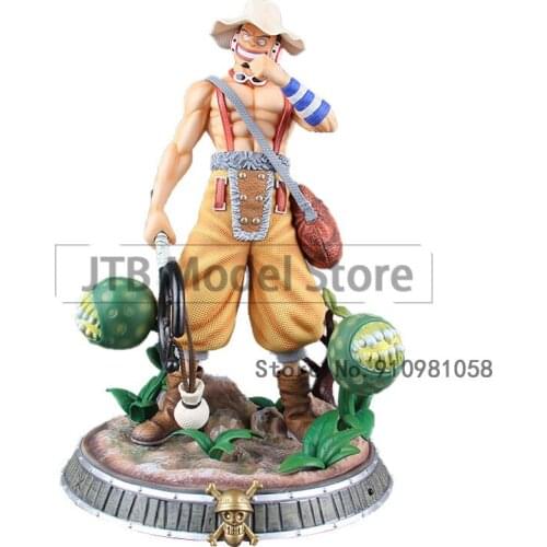 One Piece GK Model Action Figure Anime Usopp 38CM PVC Statue Bogus Cloth Collection Toys For Children Desktop Decoration Gift