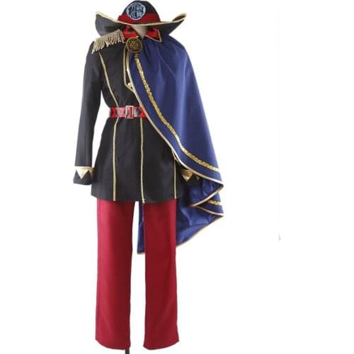 Full set Touken Ranbu Online Kashuukiyomitsu Cosplay Costume for Men Women Includes Hat and Gloves
