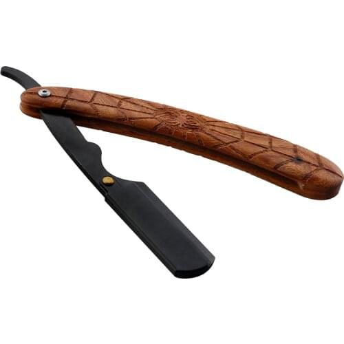 Professional Barber Razor Stainless Steel Razor Straight Edge Folding Shaving Knife Replaceable Blade Haircut Tool Shaving Razor