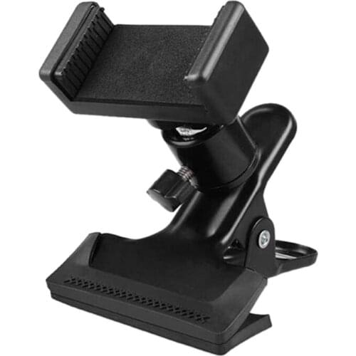 Universal Adjustable Portable Guitar Head Clip Mobile Phone Holder Live Broadcast Bracket Clip