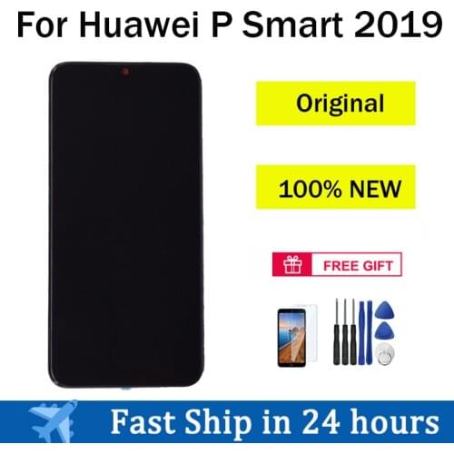 LCD For Huawei P Smart 2019 Display Premium Quality Touch Screen with Frame Digitizer Assembly Replacement POT-LX1 L21 LX3