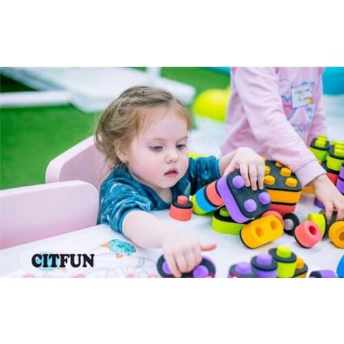 2020 hot sale Kid EVA soft foam blocking sets toys