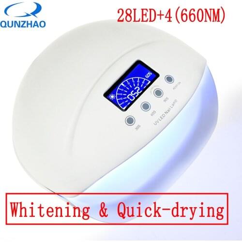 50W UV LED Nail Lamp+4 Light 660nm Whitening Lamp Nail Dryer For Curing Nail Gel Polish Dryer Beauty Tools