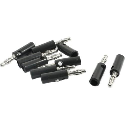 Audio amplifier terminal Speaker Cable 4MM Banana Plug male Adapters JACK Screw Connectors For Banana Power Outlet Test Probe