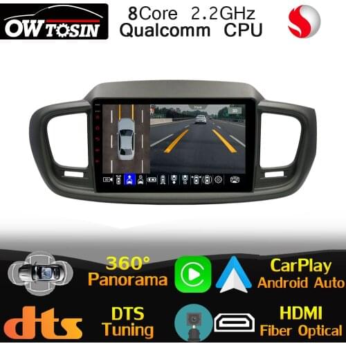 Qualcomm CPU Android Car Radio GPS For Kia Sorento 3 Prime UM RHD 2014-2020 360 Camera HIFI DSP DTS Head Unit CarPlay HDMI Auto