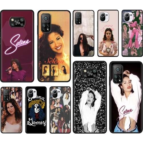 Mobile Phone Case For Xiaomi Mi Poco X3 NFC 10T Pro 5G M3 11 Note 10 Lite Black Shell 9T 11x Cushion Cover Selena Gomez - Rare
