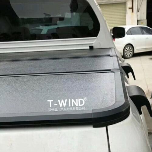 Suit For Yuhupi Jiangling Truck Rear Box Three Fold Aluminum Alloy Tail Flat Cover with Led Lamp