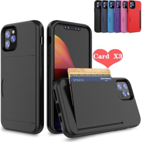 Candy Color Card Slot Cover For iPhone 11 Case For Iphone 11 Phone Case i phone 11 Funda Para iPhone 11 Pro 12 Pro Max X XR Capa
