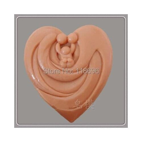 DIY Free shipping silicone 3D soap mold Cake decoration mold Cake mold manual Handmade soap mold