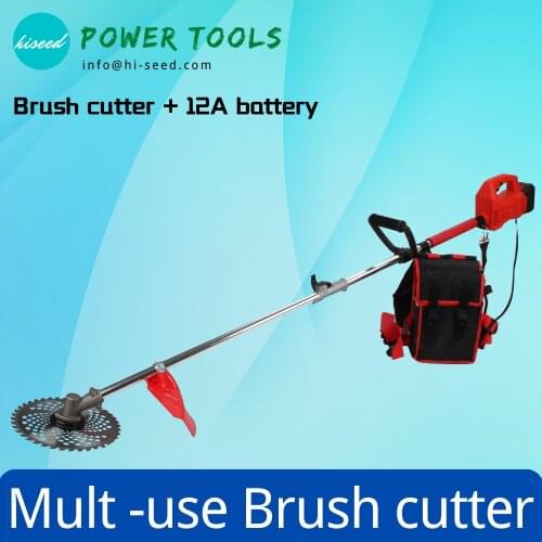 AC electric lawn mower 220v small household agricultural multi-function mower knapsack lawn mower