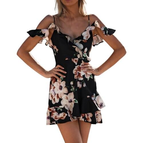 Feitong Off-the-shoulder Summer Dresses