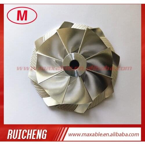 GTX3071 GEN ll 54.06/71.40mm 8+0 blades point milling Reverse turbo billet/milling/aluminum 2618 compressor wheel