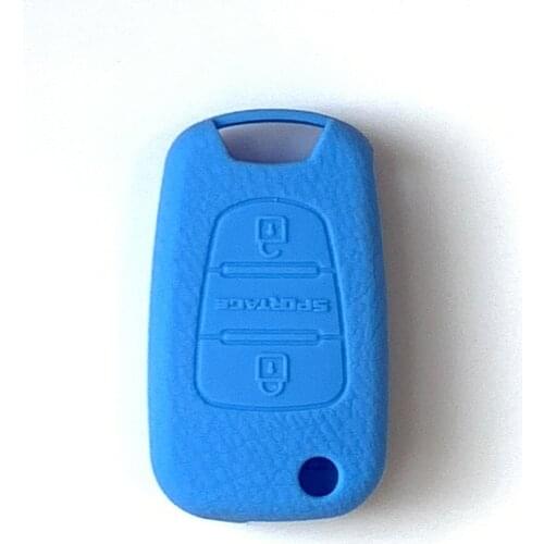 New Silicone Rubber Car Key Cover Case protector Sticker Remote Key Bag Case For Kia Series C